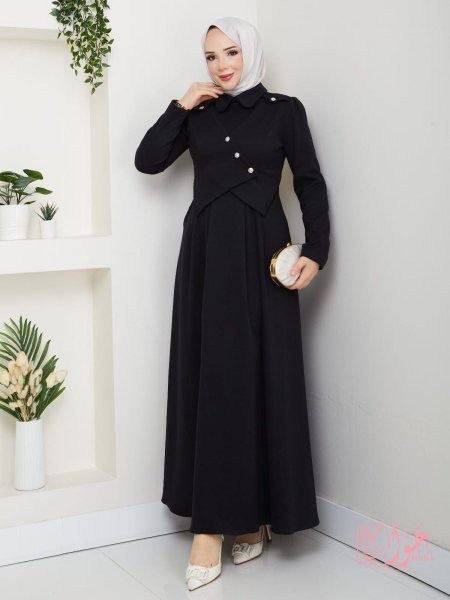 فستان شتوي مصوف