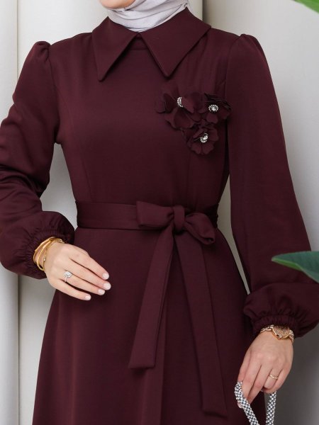 فستان وردة الناعم