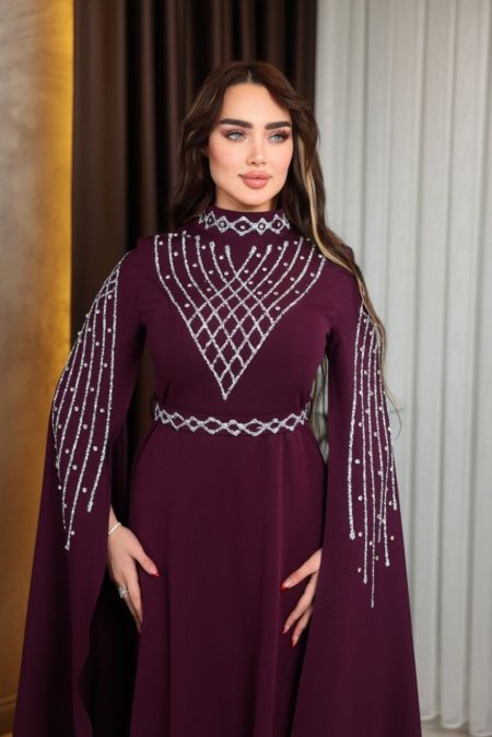 فستان سهرة سترس